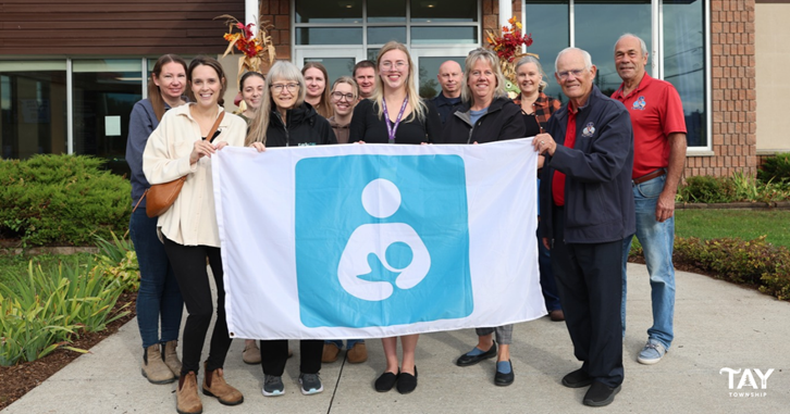 Flag Raising Breastfeeding Awareness Week
